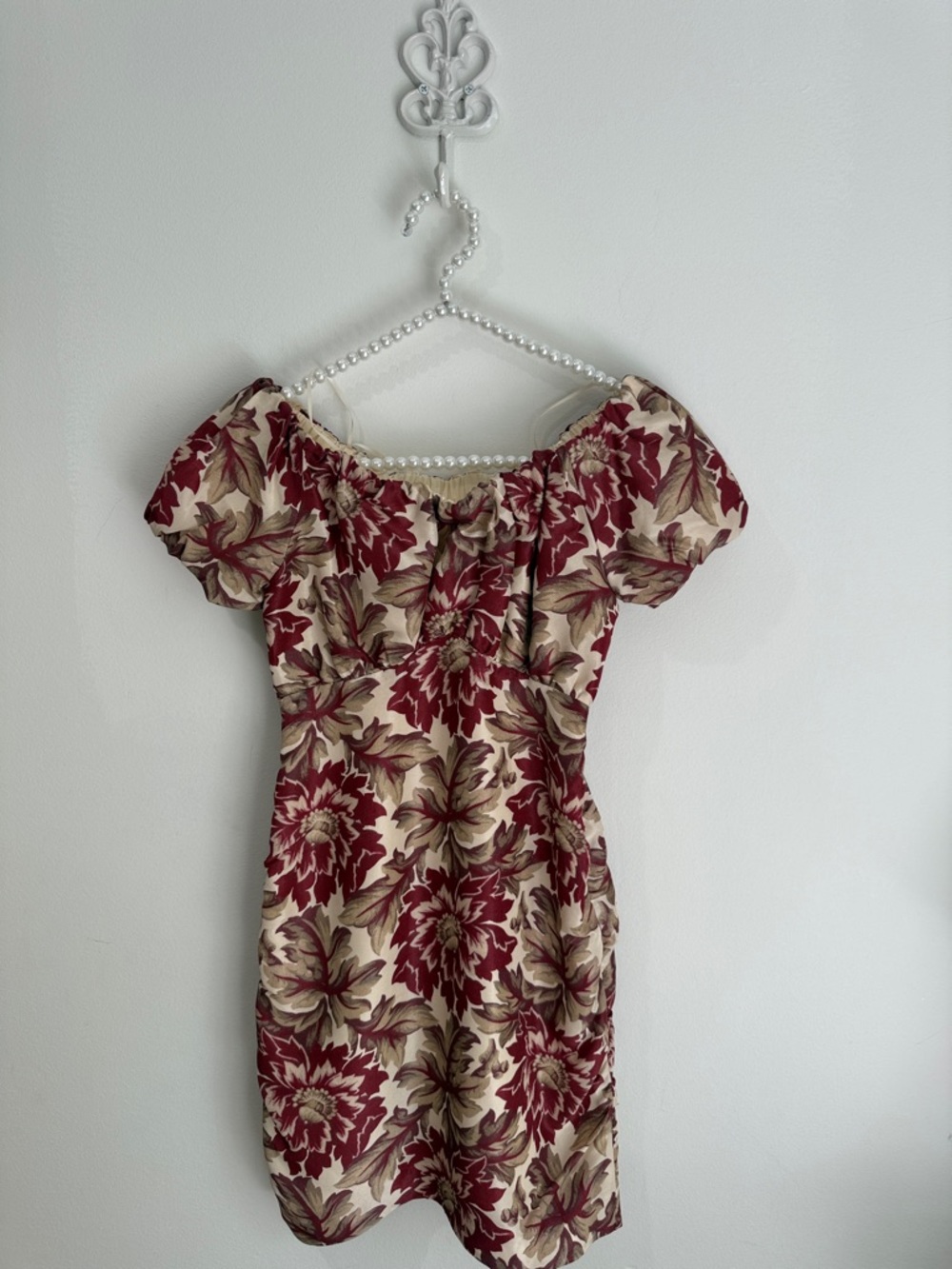 SIR The Label Valetta Silk Romantic Floral Mini Dress Wedding Guest Cocktail - Picture 4 of 15